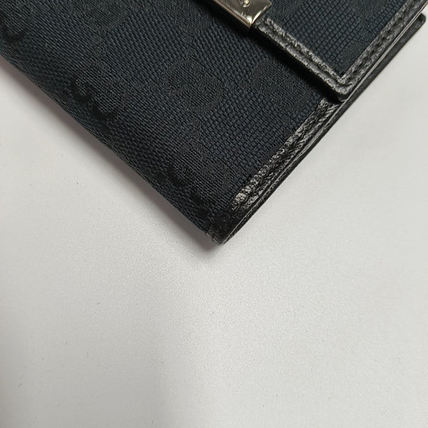 Monogram Canvas Wallet Blue