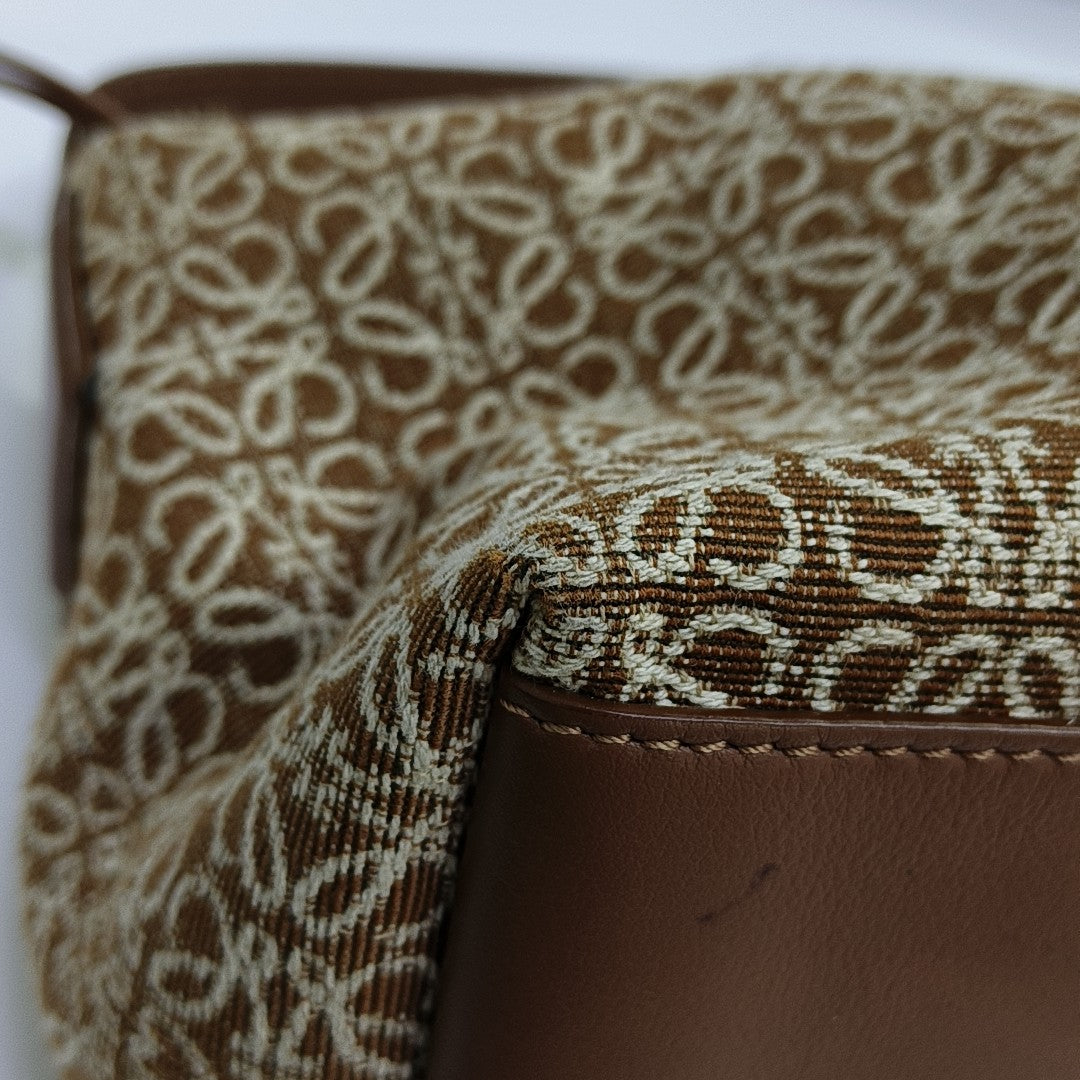 Monogram Canvas Top Handle Bag Brown