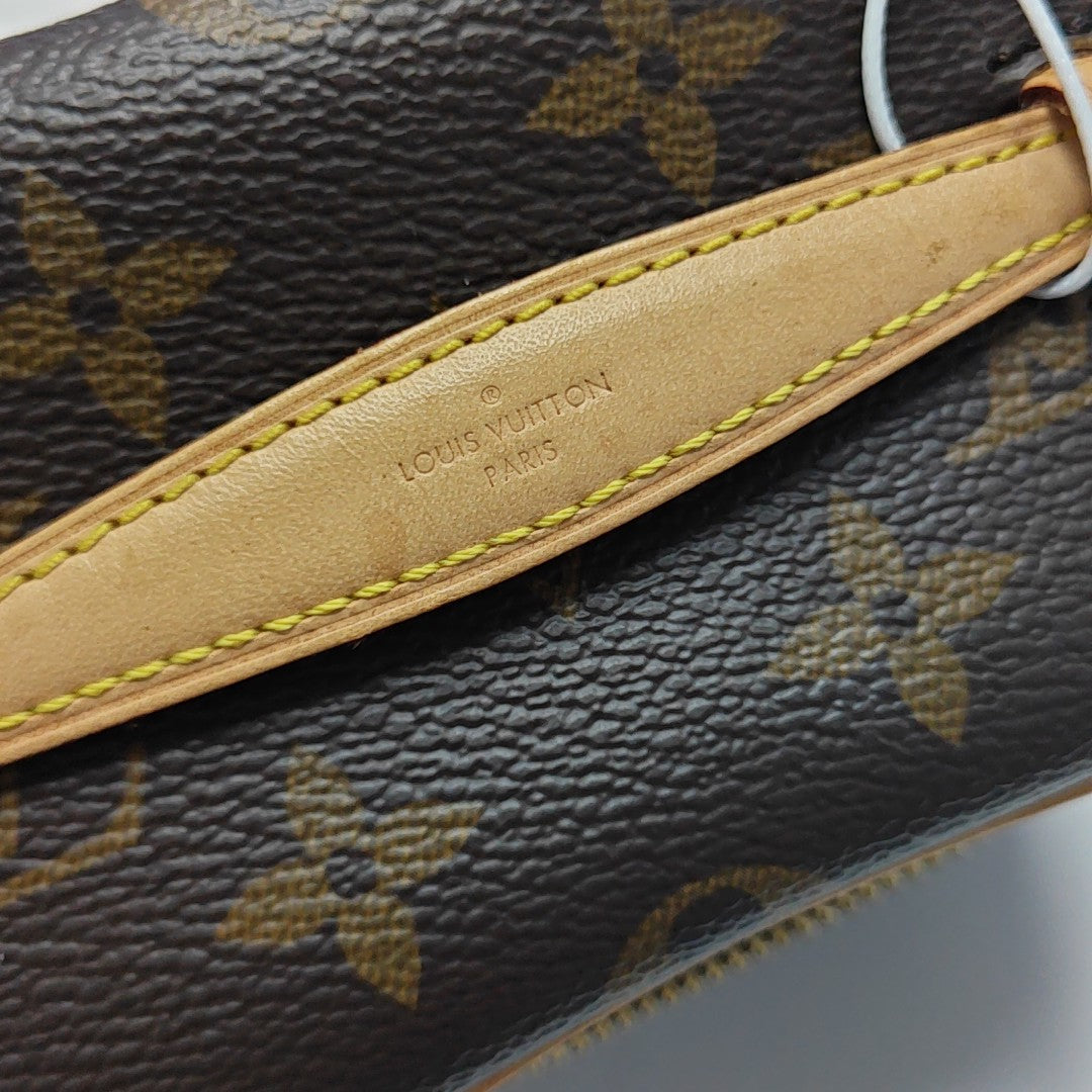 NICE Super Mini Monogram Coated Canvas Brown
