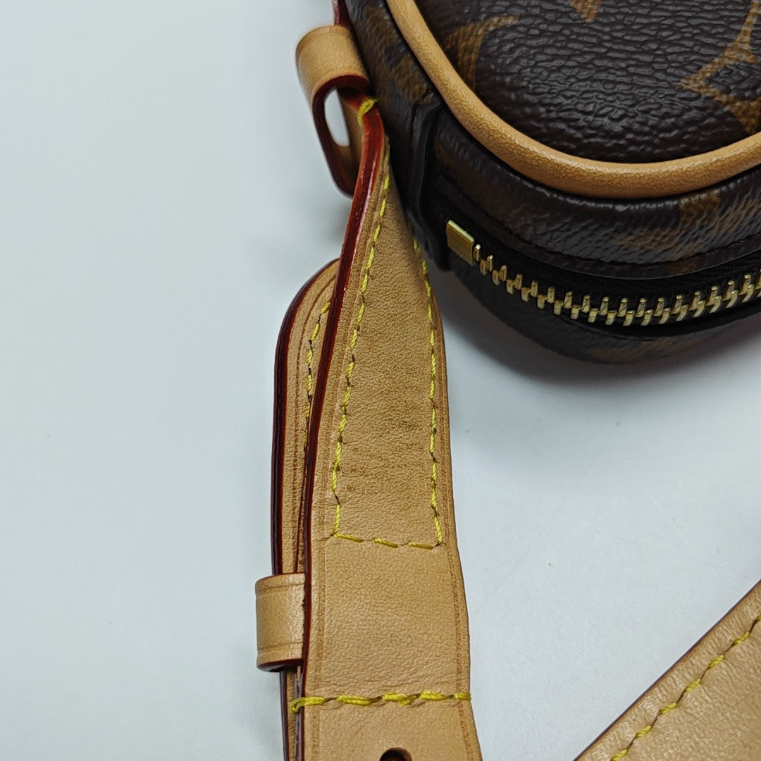 CROISSANT Monogram Coated Canvas Brown