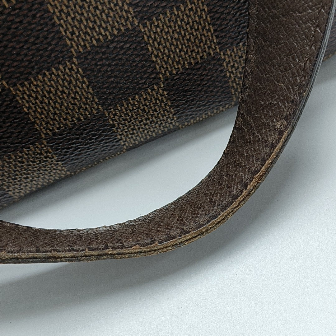 BELEM PM Damier Ebene Coated Canvas Brown