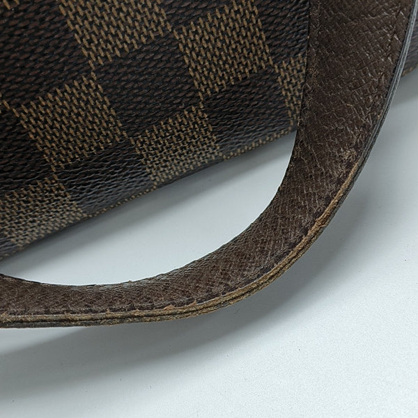 BELEM PM Damier Ebene Coated Canvas Brown