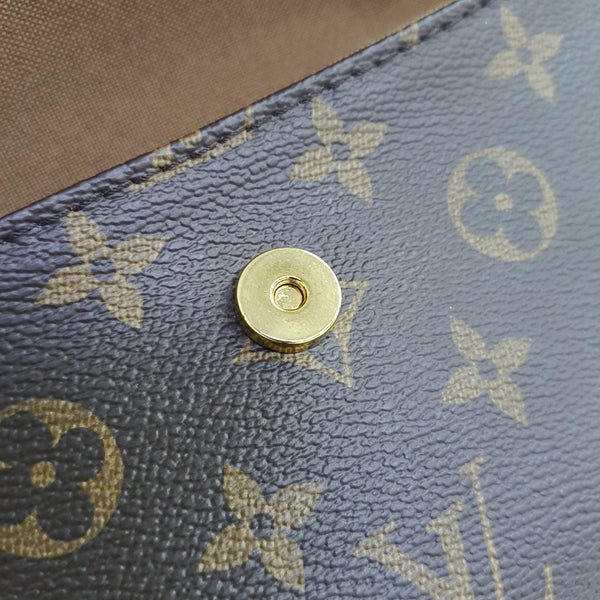 IVY Monogram Coated Canvas Brown