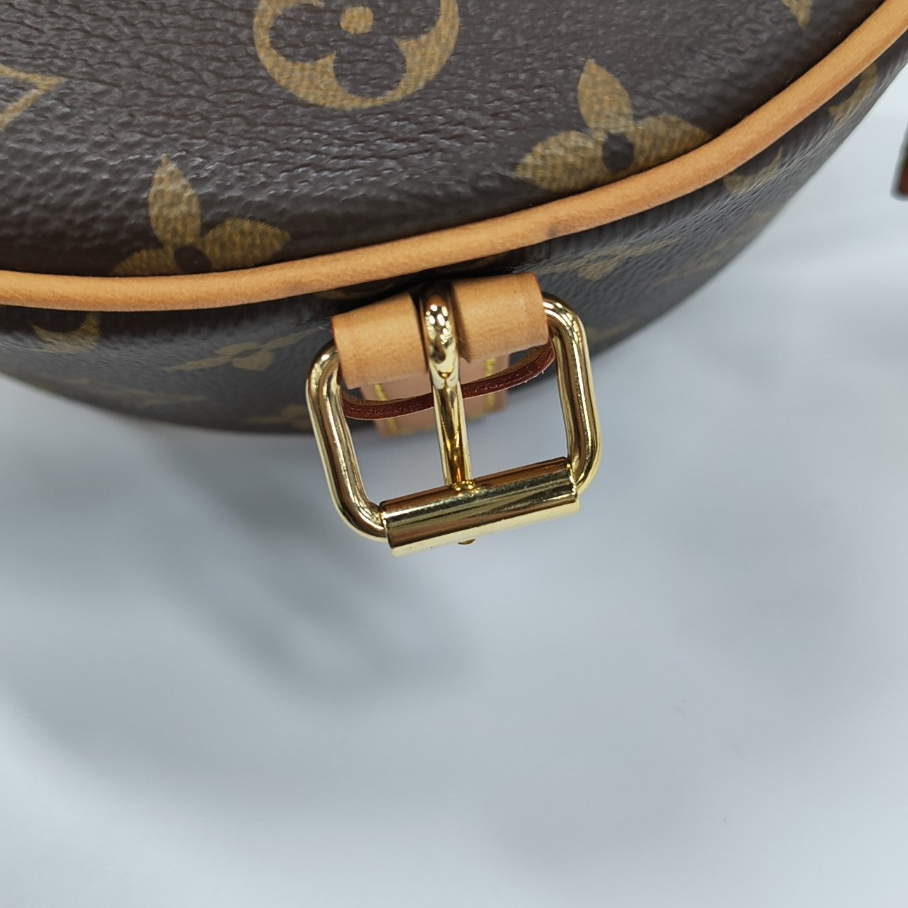 TAMBOURINE Monogram Coated Canvas Brown