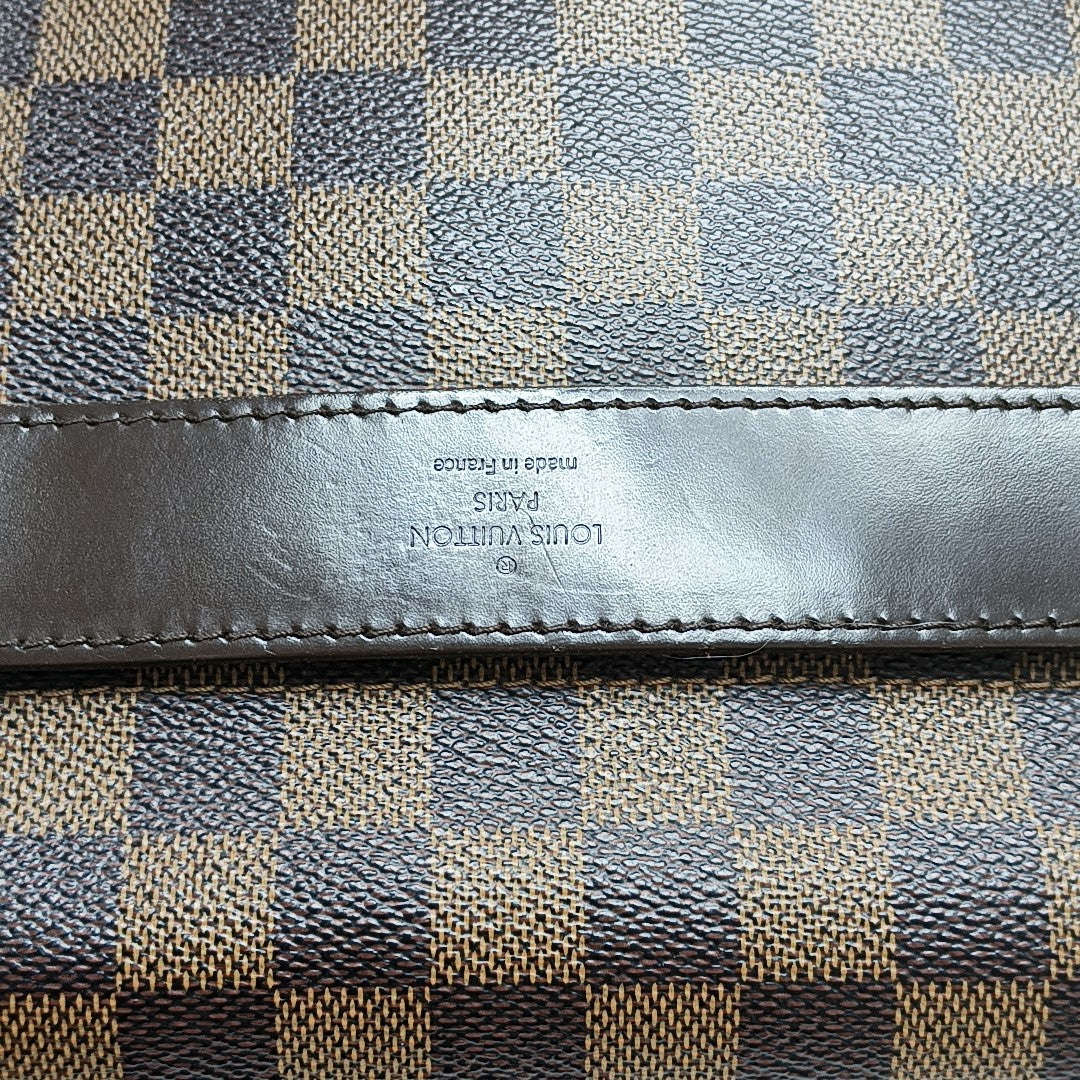 SHELTON MM Damier Ebene Coated Canvas Brown