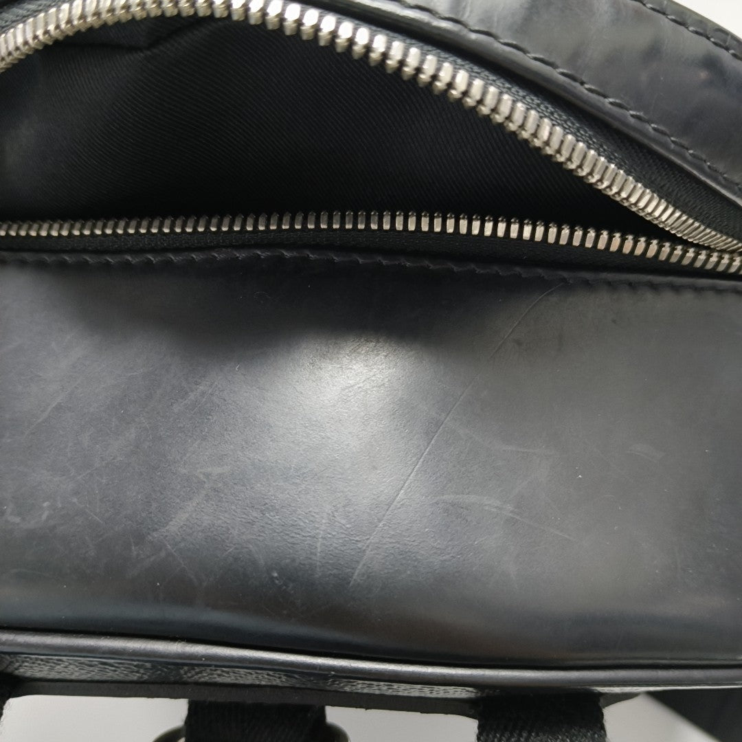 JOSH Damier Graphite Coated Canvas Gray