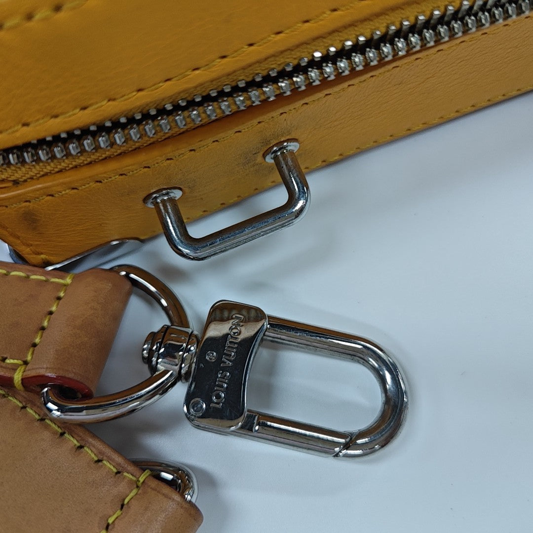 SOFT TRUNK Calfskin Yellow