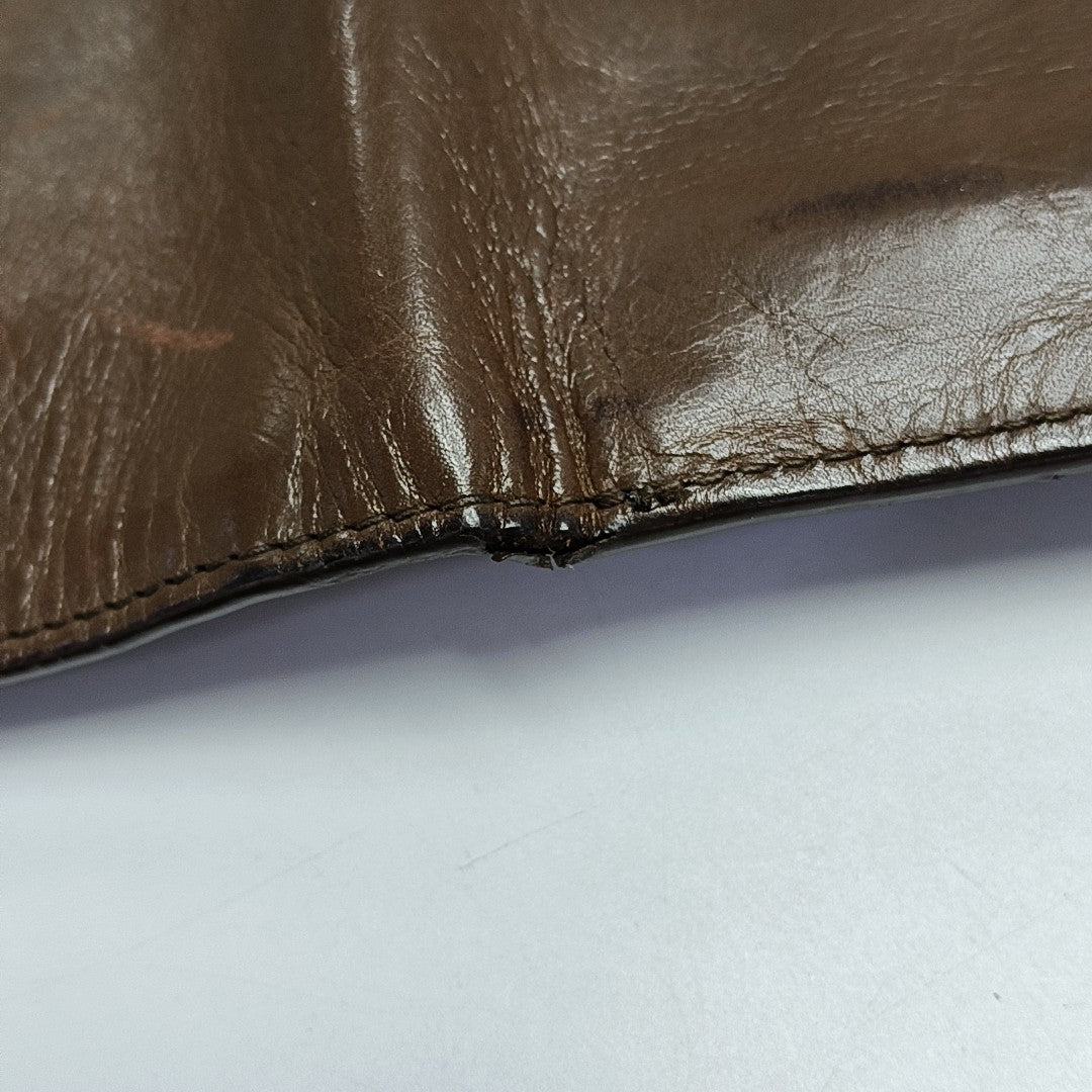 Calfskin Clutch Brown