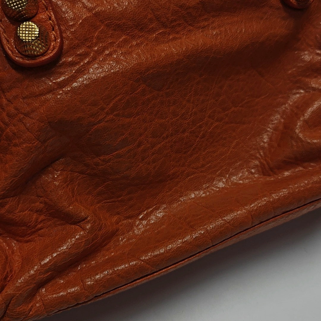 Classic City Mini Lambskin Orange