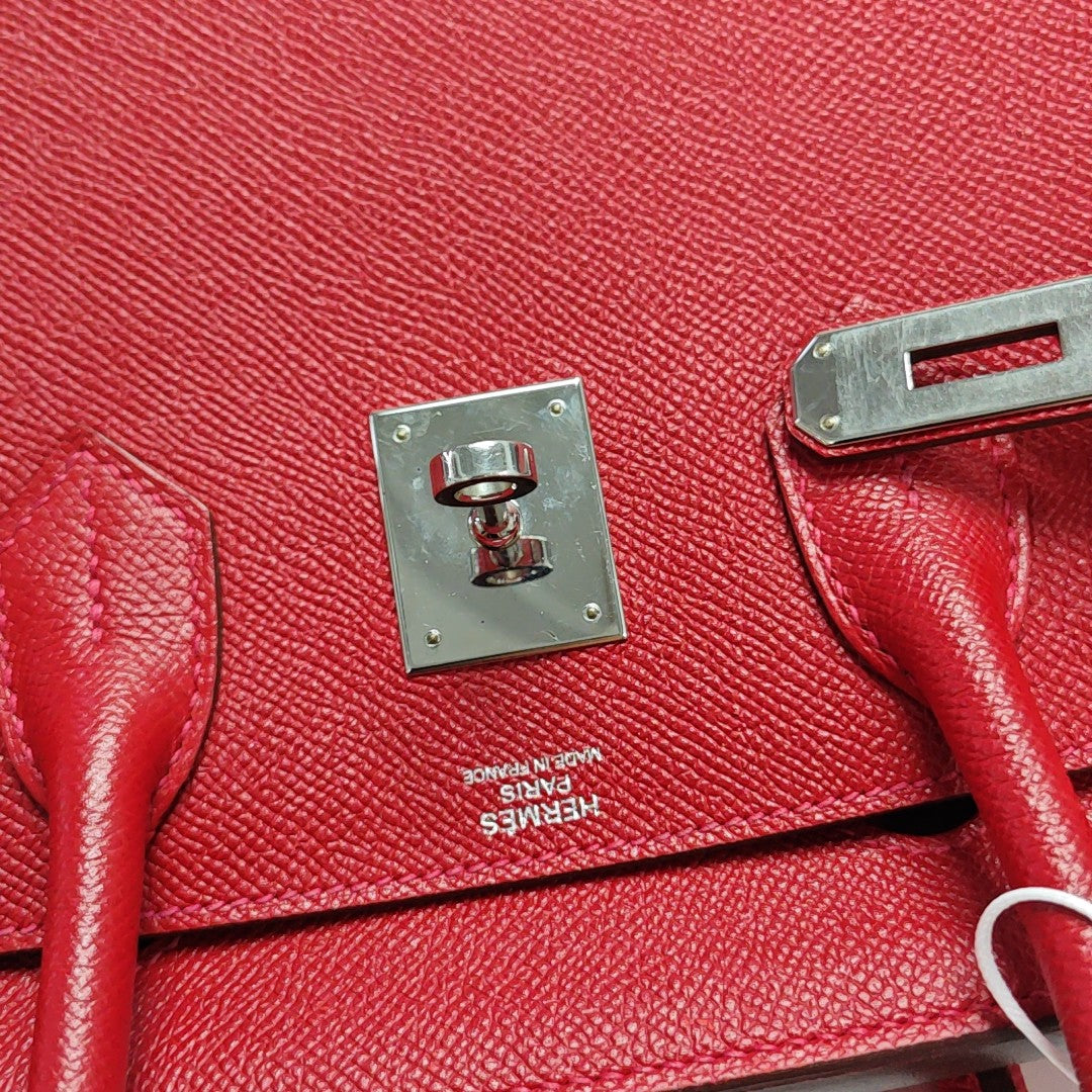 Birkin 30 Epsom Red