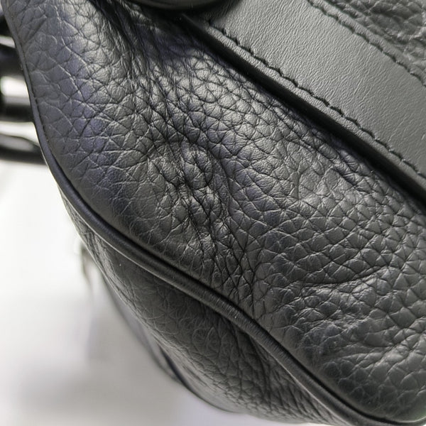KEEPALL 25 Monogram Calfskin Black