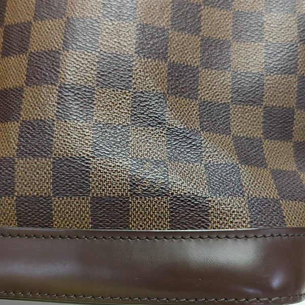 ALMA PM Damier Ebene Coated Canvas Brown