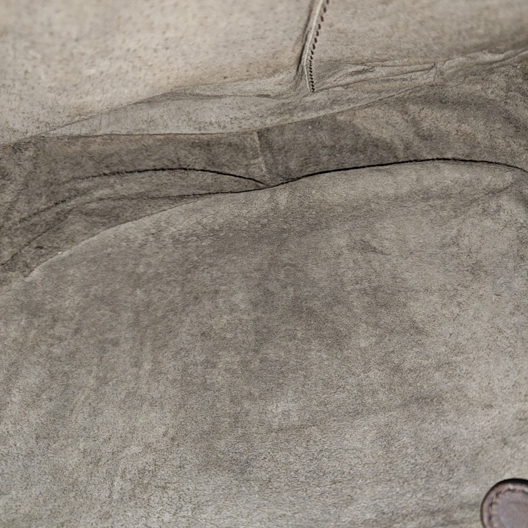 Calfskin Shoulder Bag Brown