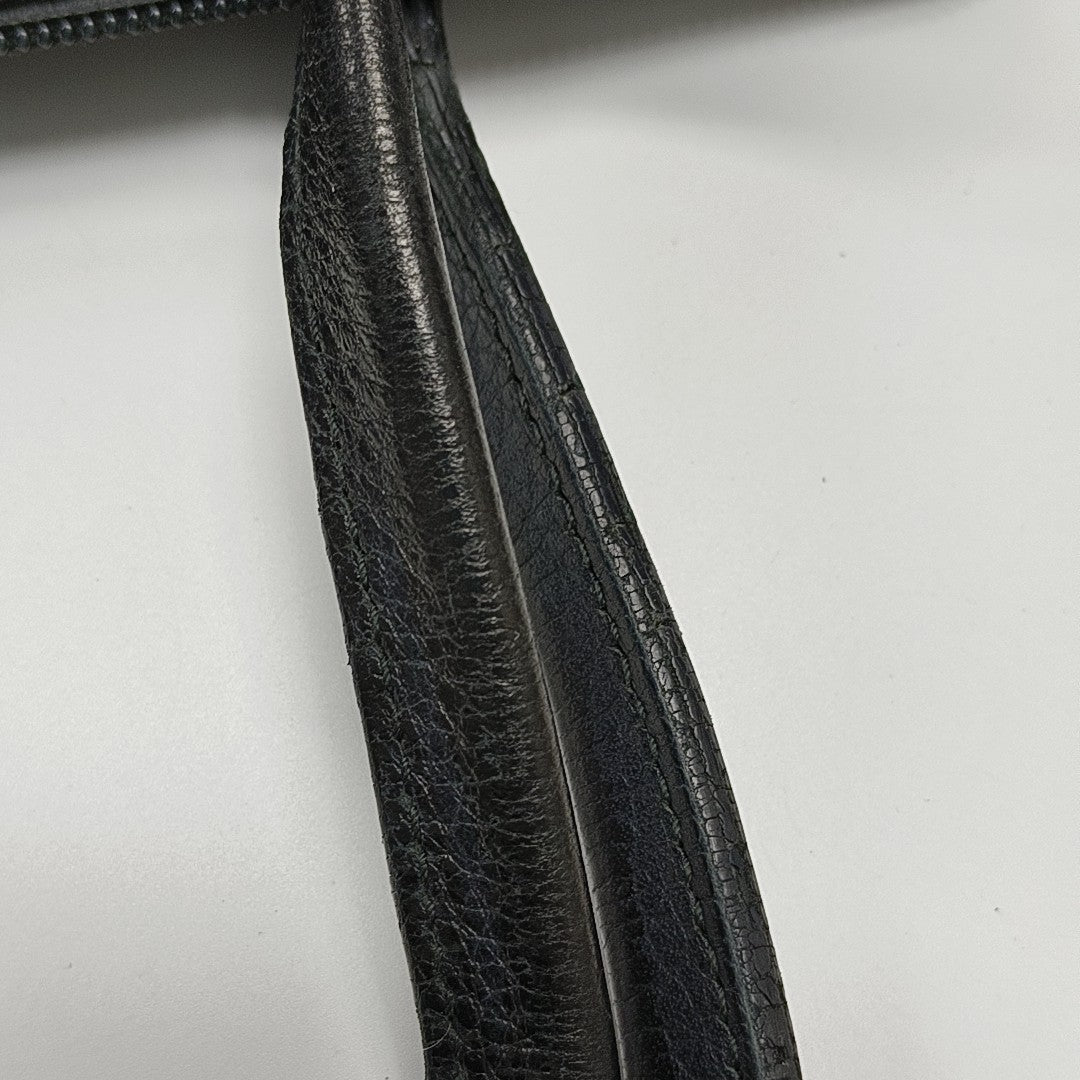Monogram Canvas Top Handle Bag Black