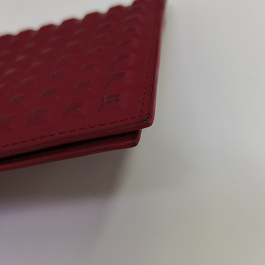 Calfskin Wallet Red