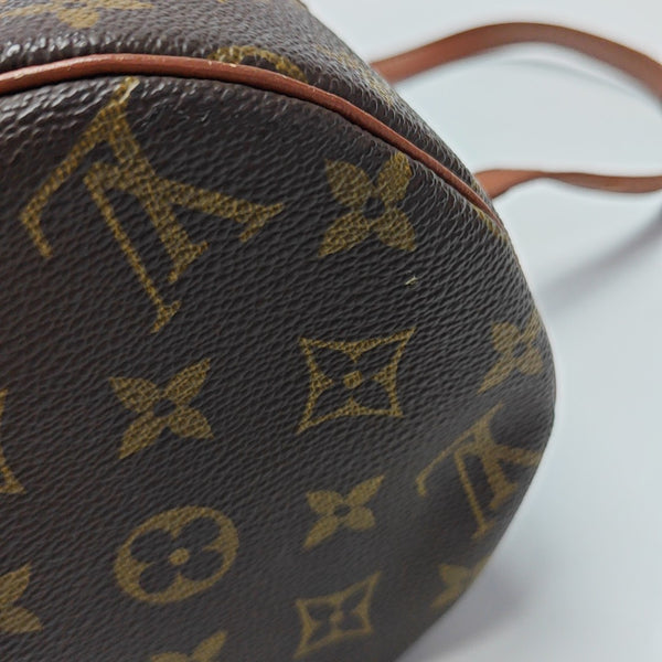 PAPILLON 30 Monogram Coated Canvas Brown