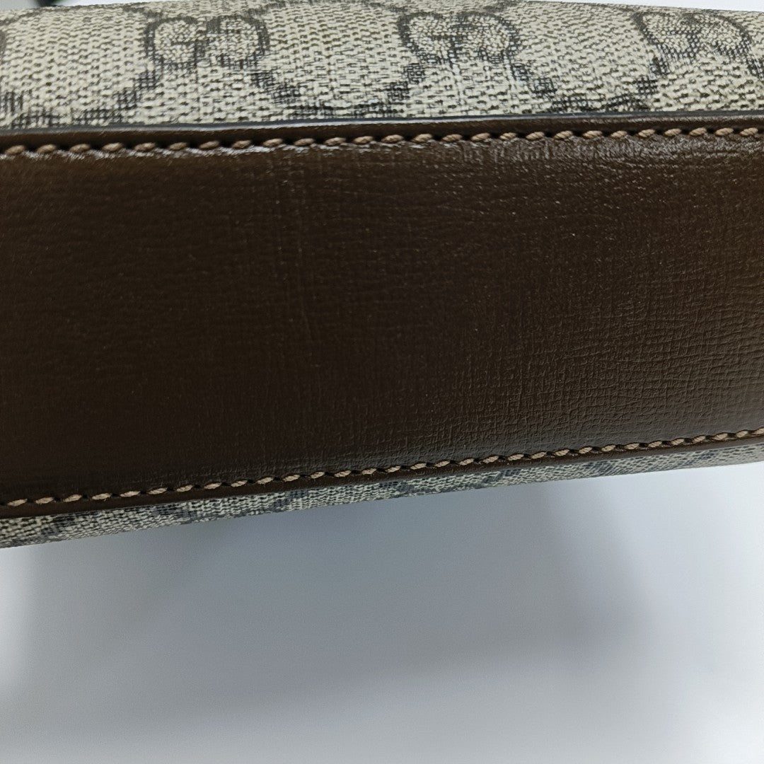 Retro Mini Monogram Coated Canvas Beige