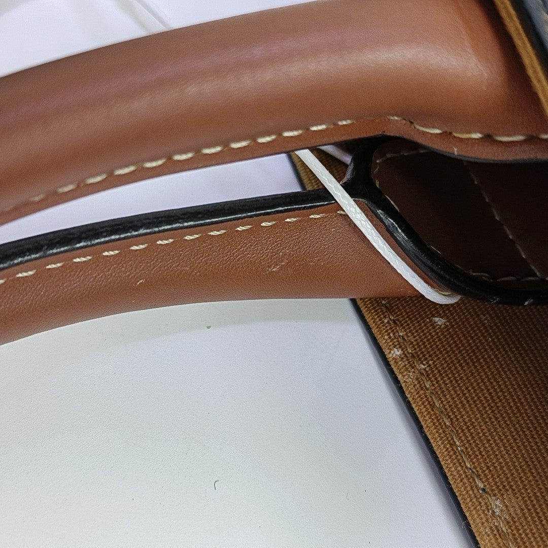 CABAS CELINE Mini Coated Canvas Brown
