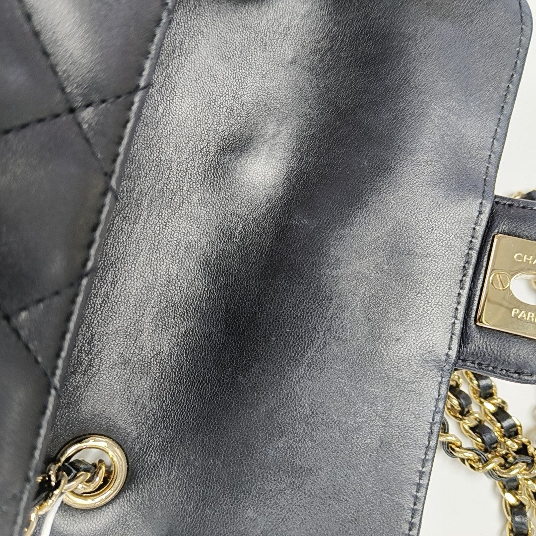 Quilted Lambskin Black