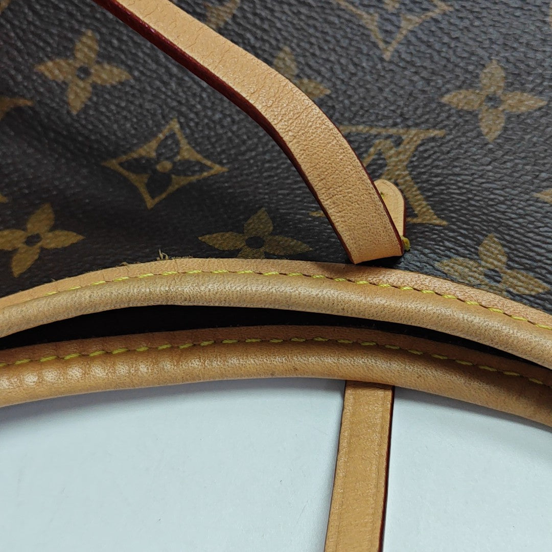 CARRYALL PM Monogram Coated Canvas Brown