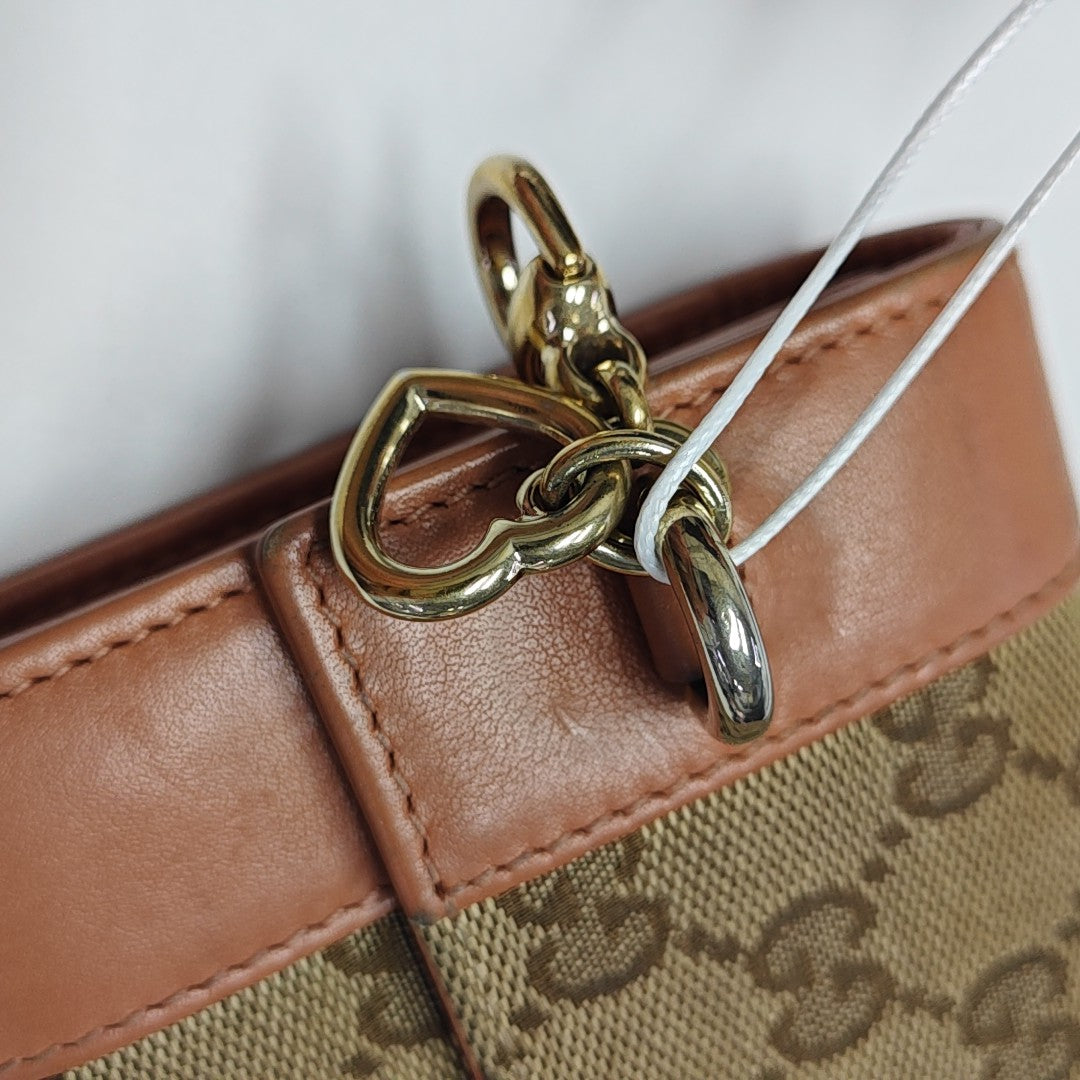 Monogram Canvas Wallet Brown