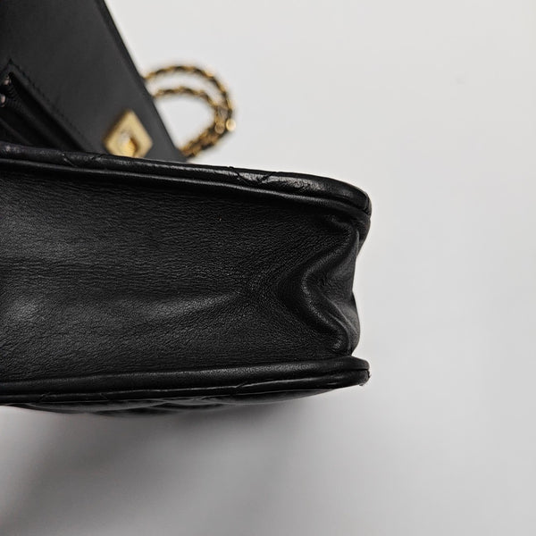 2.55 WOC Quilted Calfskin Black