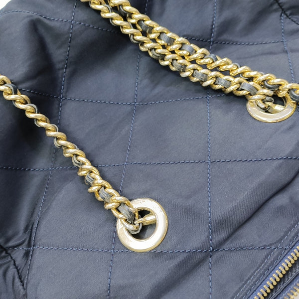 Re-Edition 1995 Chaîne Quilted Nylon Blue