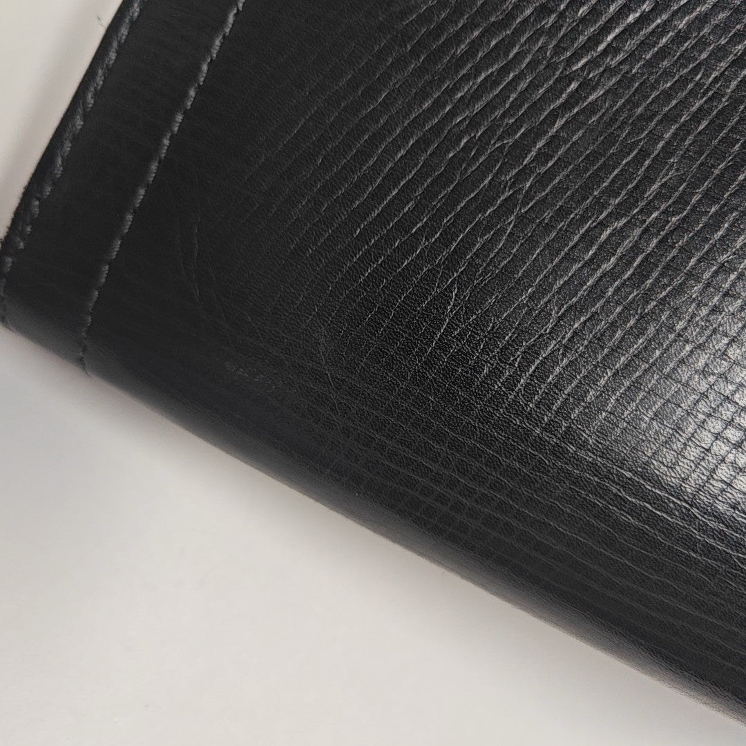 ZIPPY Calfskin Black Wallet