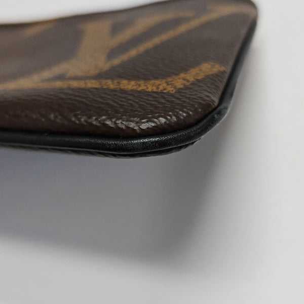TRIO Monogram Coated Canvas Brown