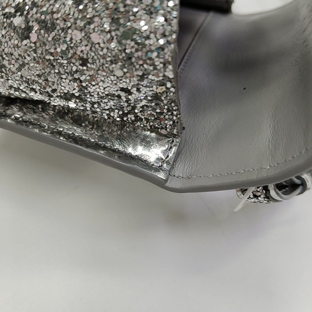 Special Material Shoulder Bag Silver