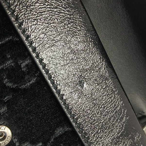 Dionysus Super Mini Monogram Suede Black