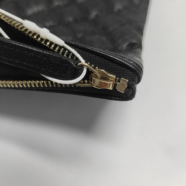 BOY CHANEL Large Quilted Grained Calfskin Black
