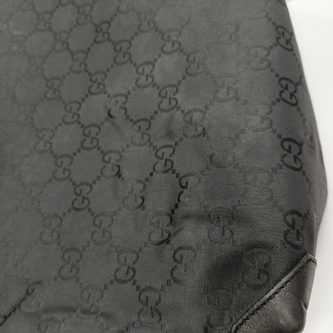 Monogram Canvas Tote Bag Black