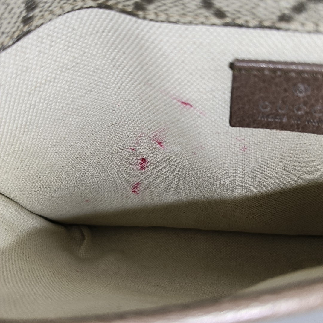 Neo Vintage Monogram Coated Canvas Beige
