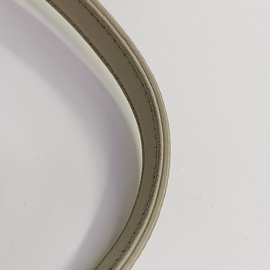 LE 5 À 7 Mini Calfskin White