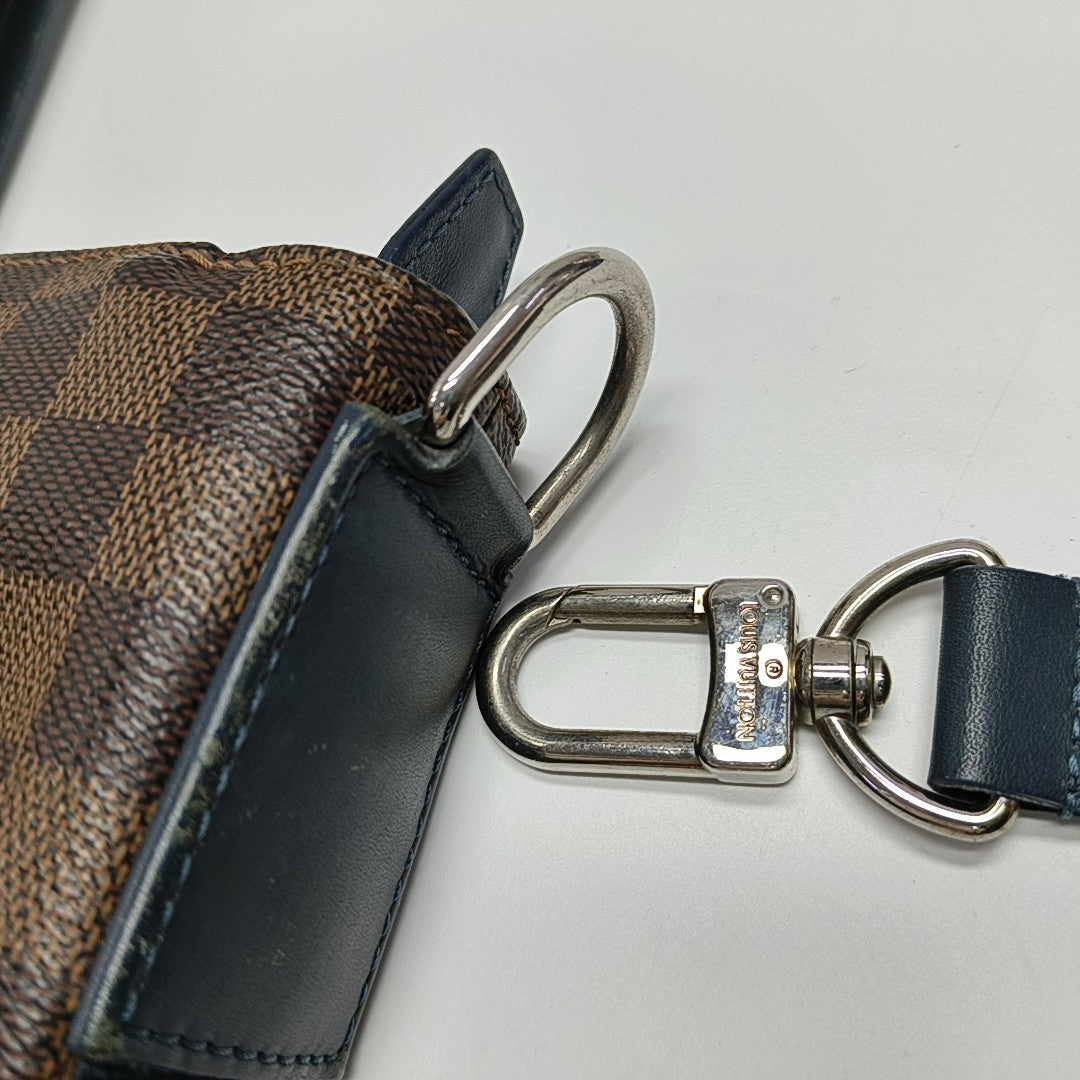 Damier Ebene Coated Canvas Brown