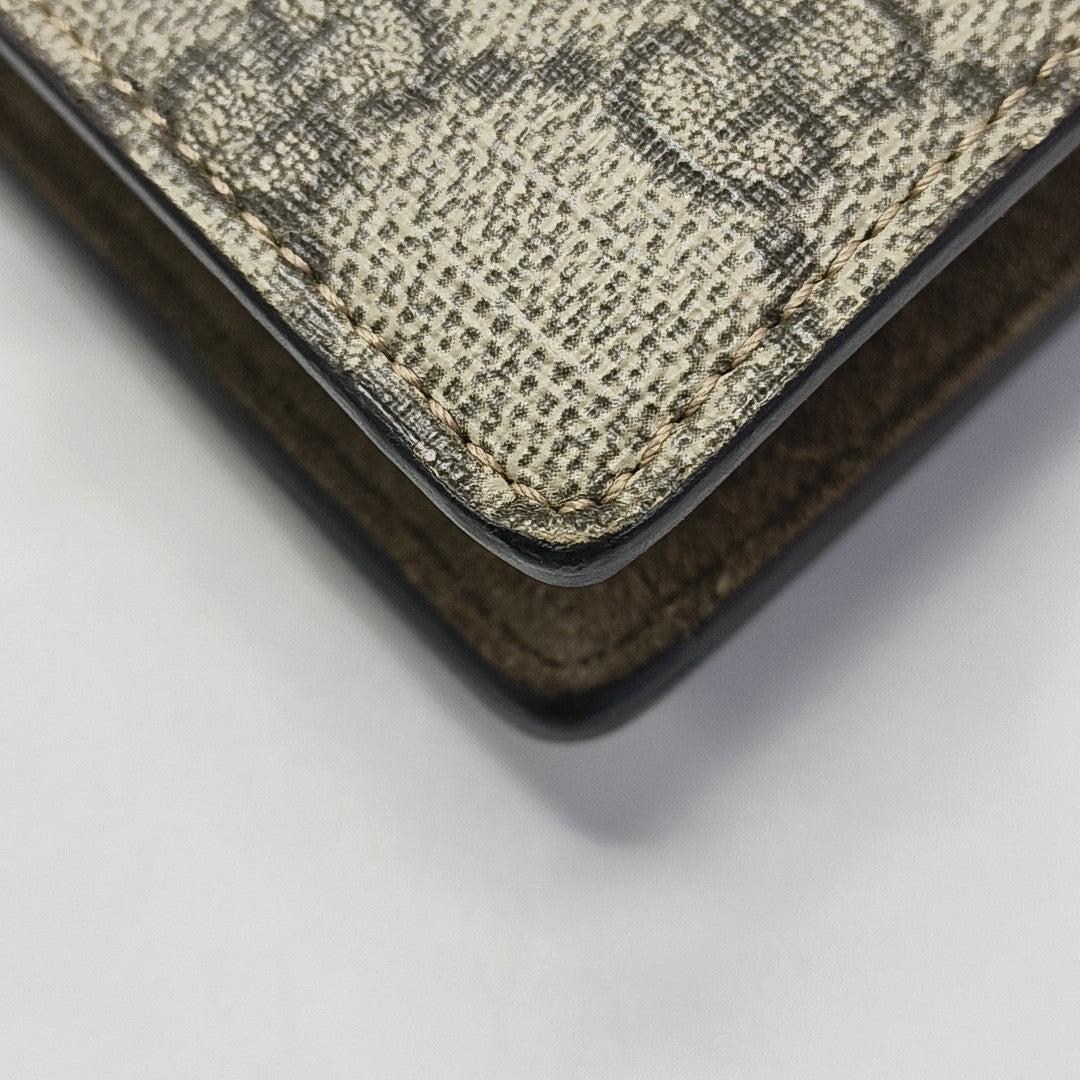 Dionysus Super Mini Monogram Coated Canvas Beige