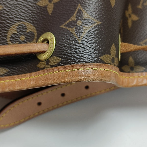 NOÉ BB Monogram Coated Canvas Brown