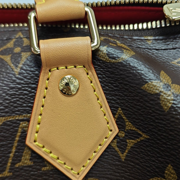 SPEEDY SOFT 30 Monogram Coated Canvas Brown