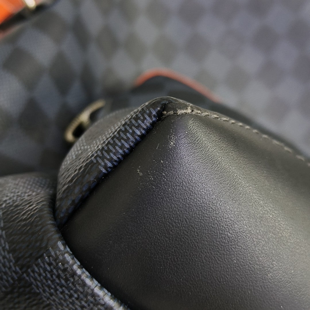 DISCOVERY Damier Coated Canvas Blue