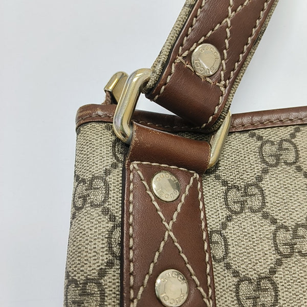 Monogram Canvas Shoulder Bag Black
