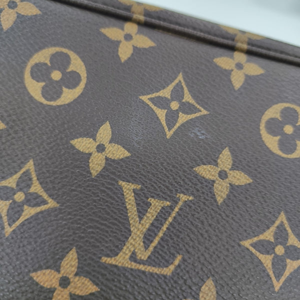 IVY Monogram Coated Canvas Brown