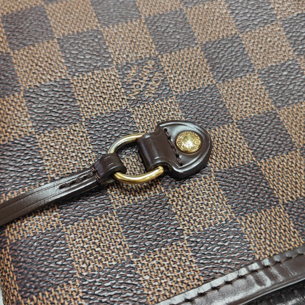 NEVERFULL MM Damier Ebene Coated Canvas Brown