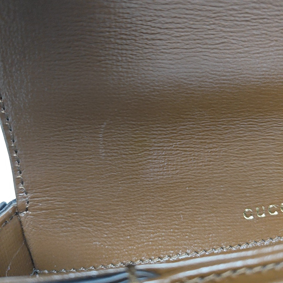 Horsebit 1955 Mini Monogram Coated Canvas Beige