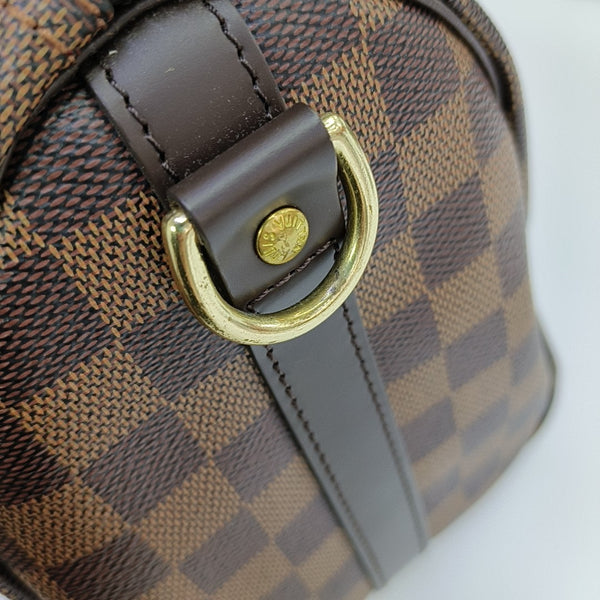 SPEEDY 25 Damier Ebene Coated Canvas Brown