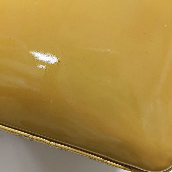 Lady Dior Medium Cannage Patent Leather Yellow