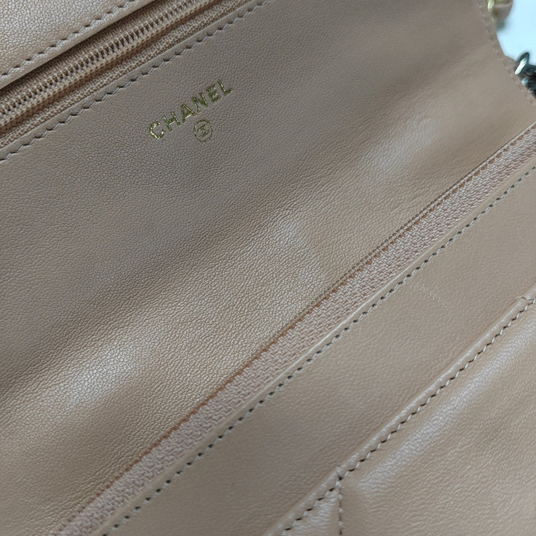CHANEL 19 WOC Quilted Lambskin Pink