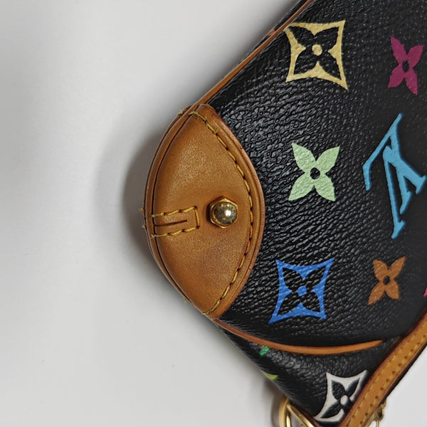 LV × TM VINTAGE MILLA Monogram Coated Canvas Black