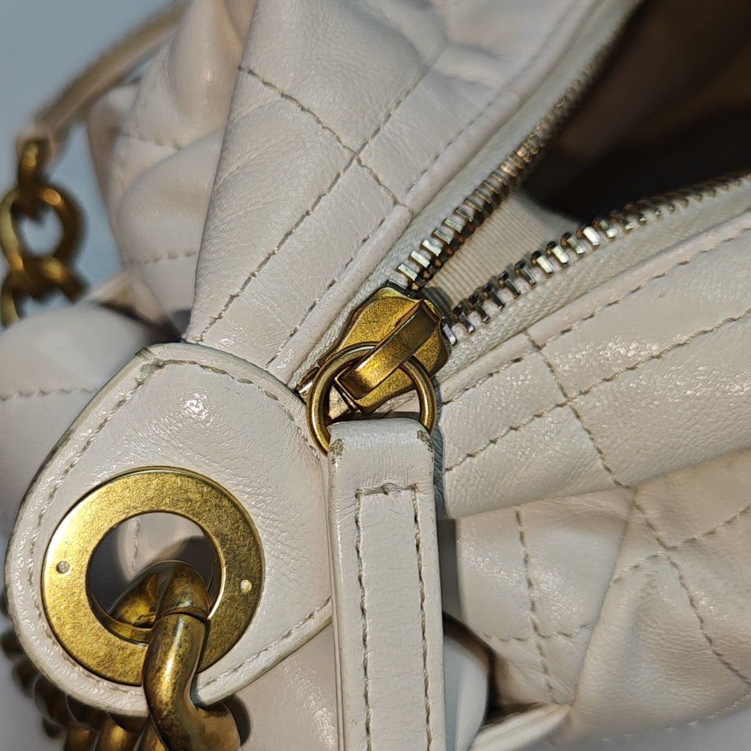 HOBO Quilted Lambskin White