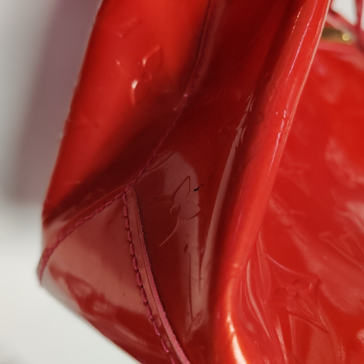 WILSHIRE PM Patent Leather Red